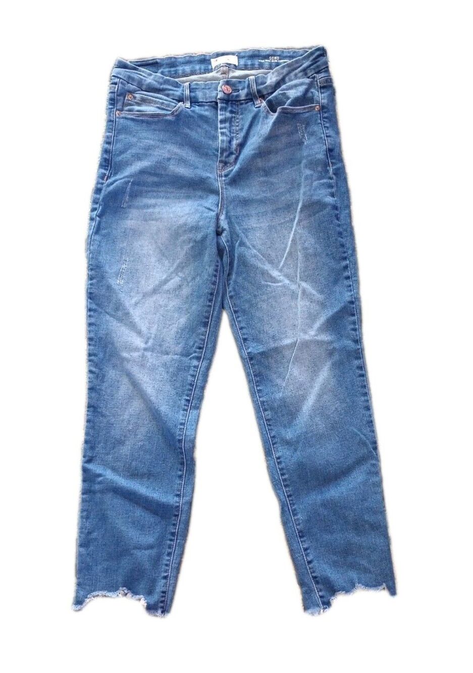 Nicole Miller New York Soho High Rise Ankle Skinny Jeans Size 8 Preppy Casual